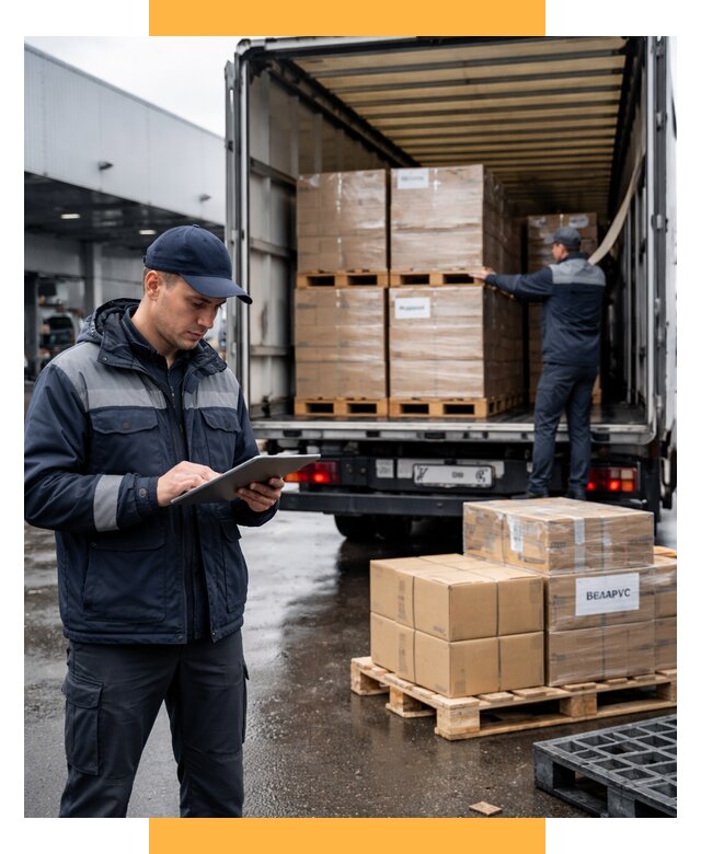 Доставка грузов из Беларуси от 15206 р. логистика СетСервис-Пвв