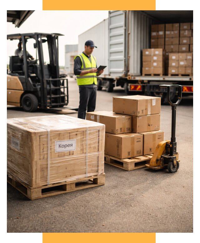 Доставка грузов в Корею из России от 35480 р. | СетСервис-Пвв