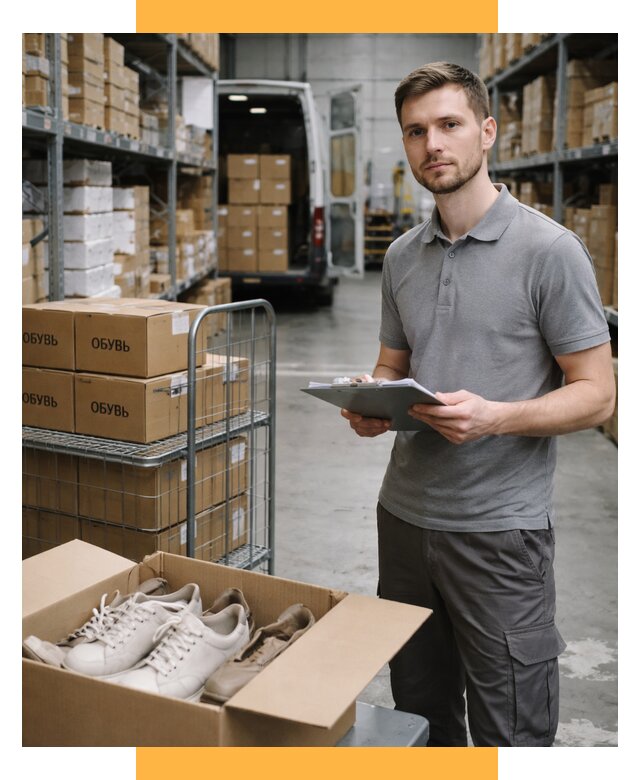 Доставка обуви из Китая и Турции от 4562 р. СетСервис-Пвв