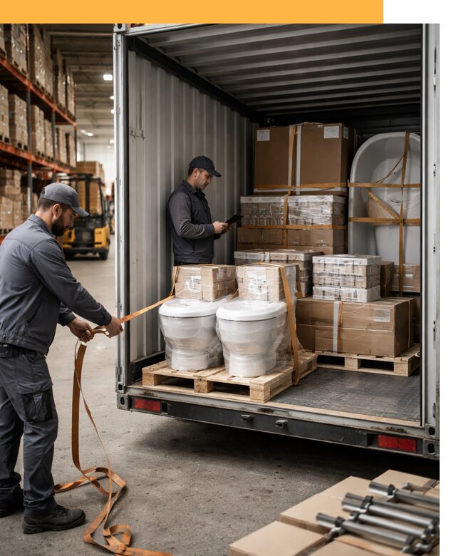 Перевозка сантехнического оборудования по России и миру от 1825