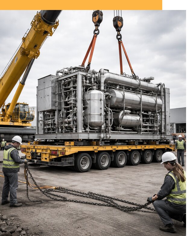 Перевозка тяжеловесных грузов по миру от 152055 руб