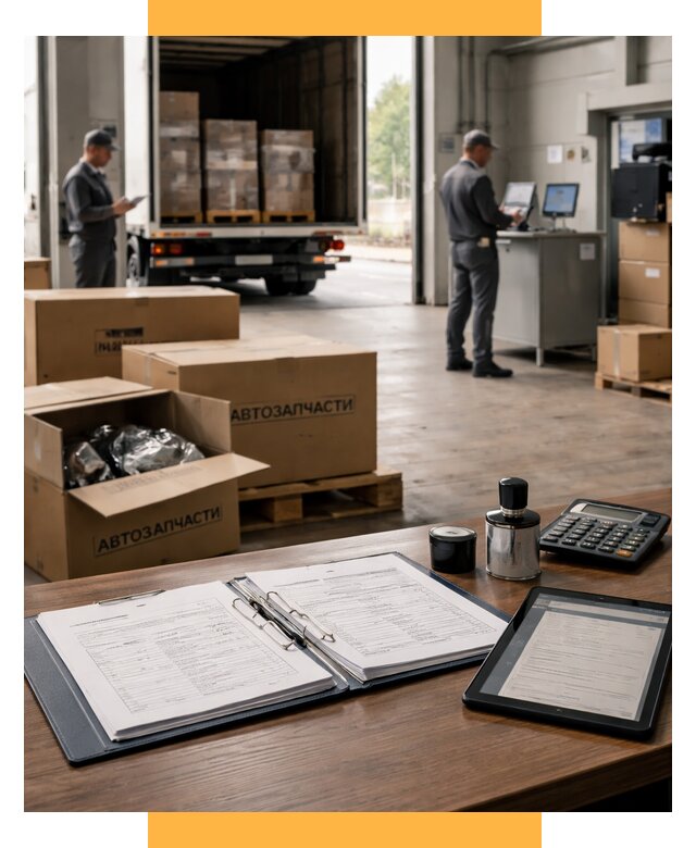 Таможенное оформление автозапчастей под ключ от 8616 р., СетСервис-Пвв